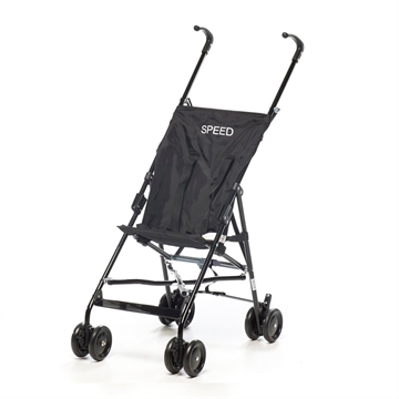 BabyTrold Speed paraplyklapvogn Sort